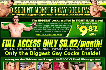 Visit Discount Monster Gay Cock Pass